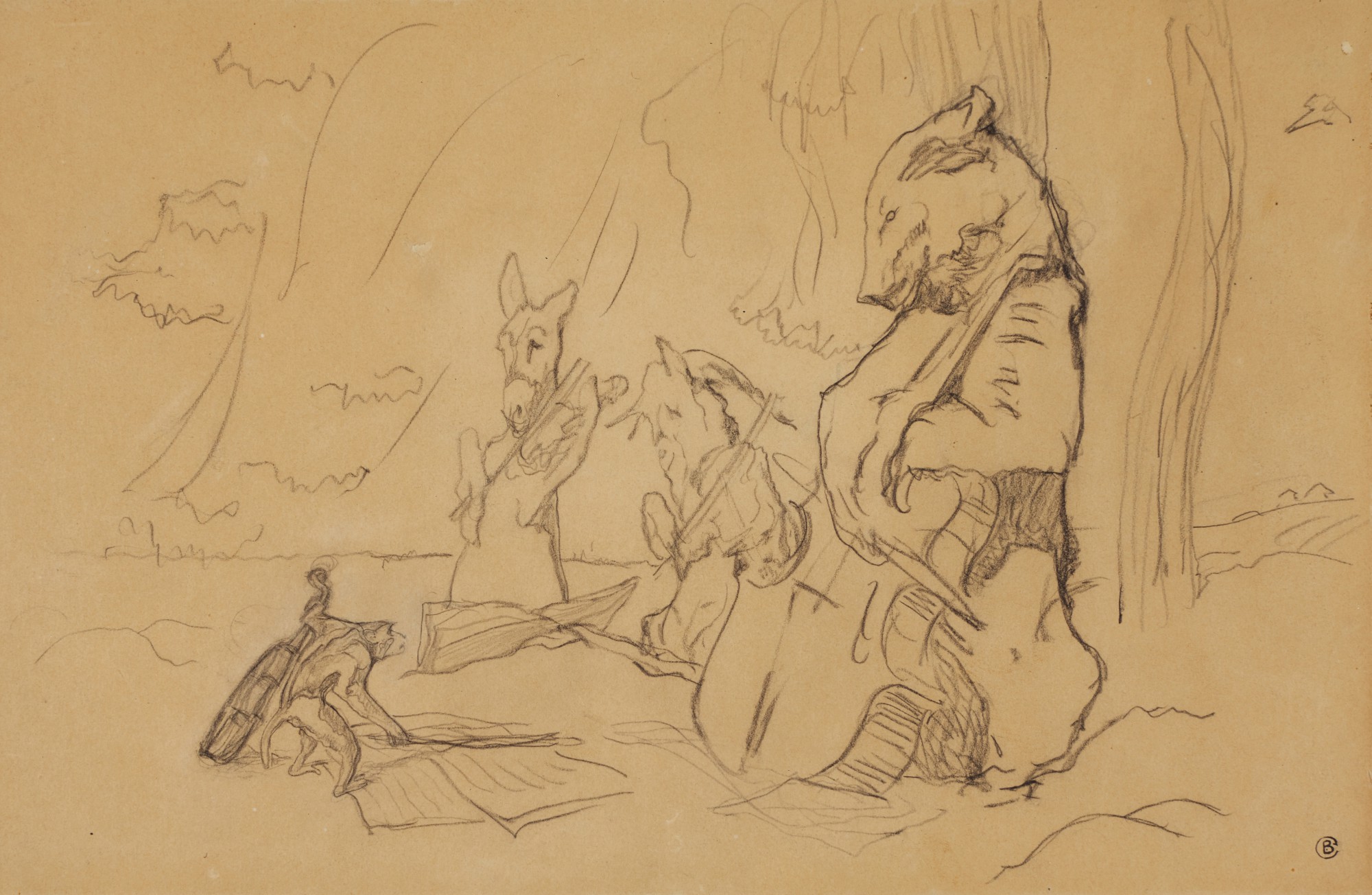 Valentin Alexandrovich Serov — Quartet