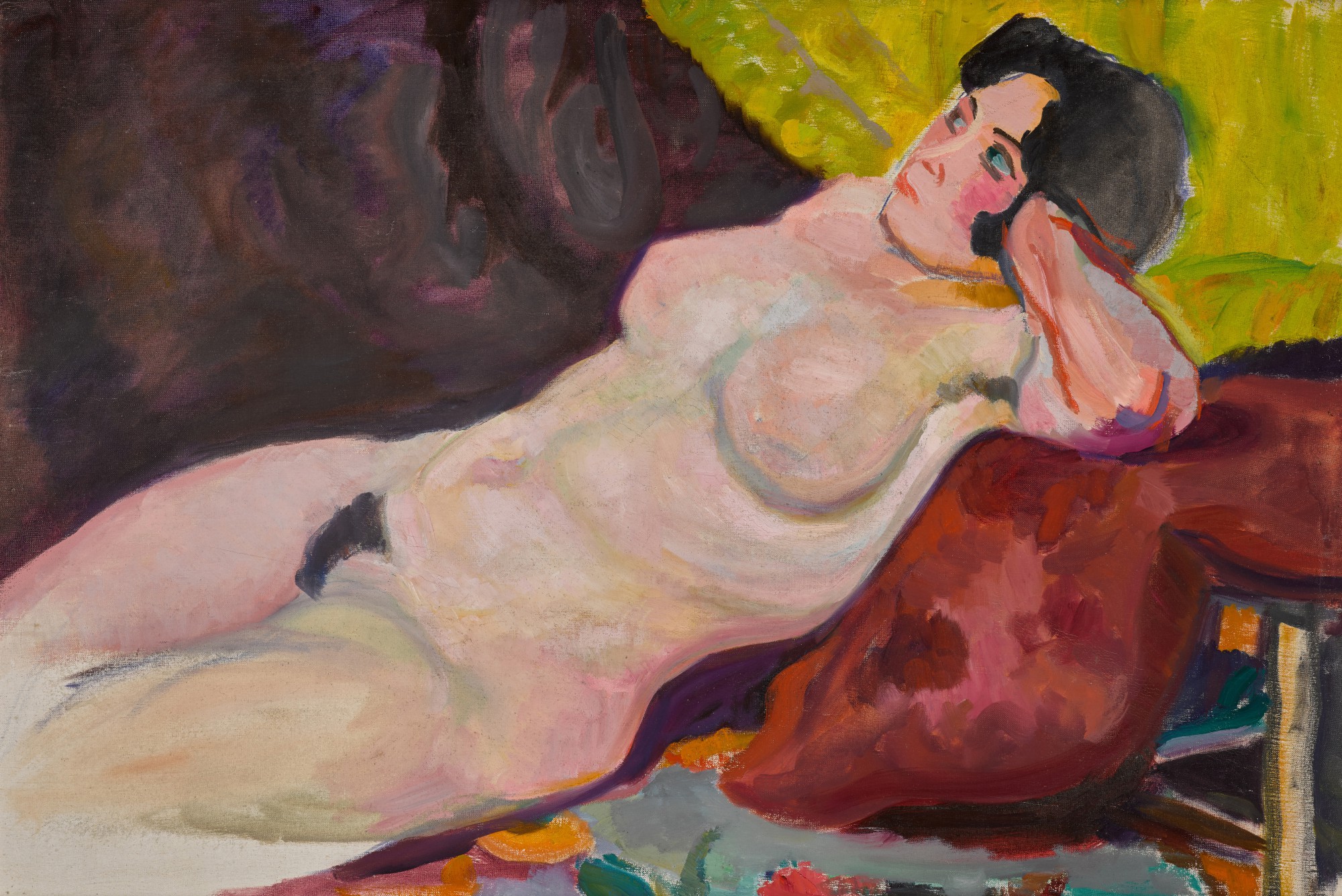 David Petrovich Shterenberg — Reclining Nudes (double-sided)