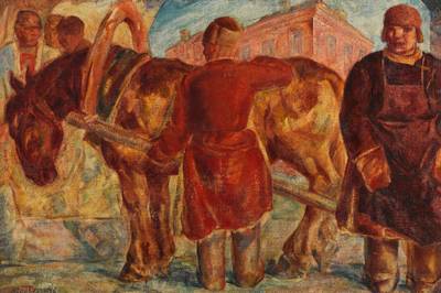 Tending to the Horse