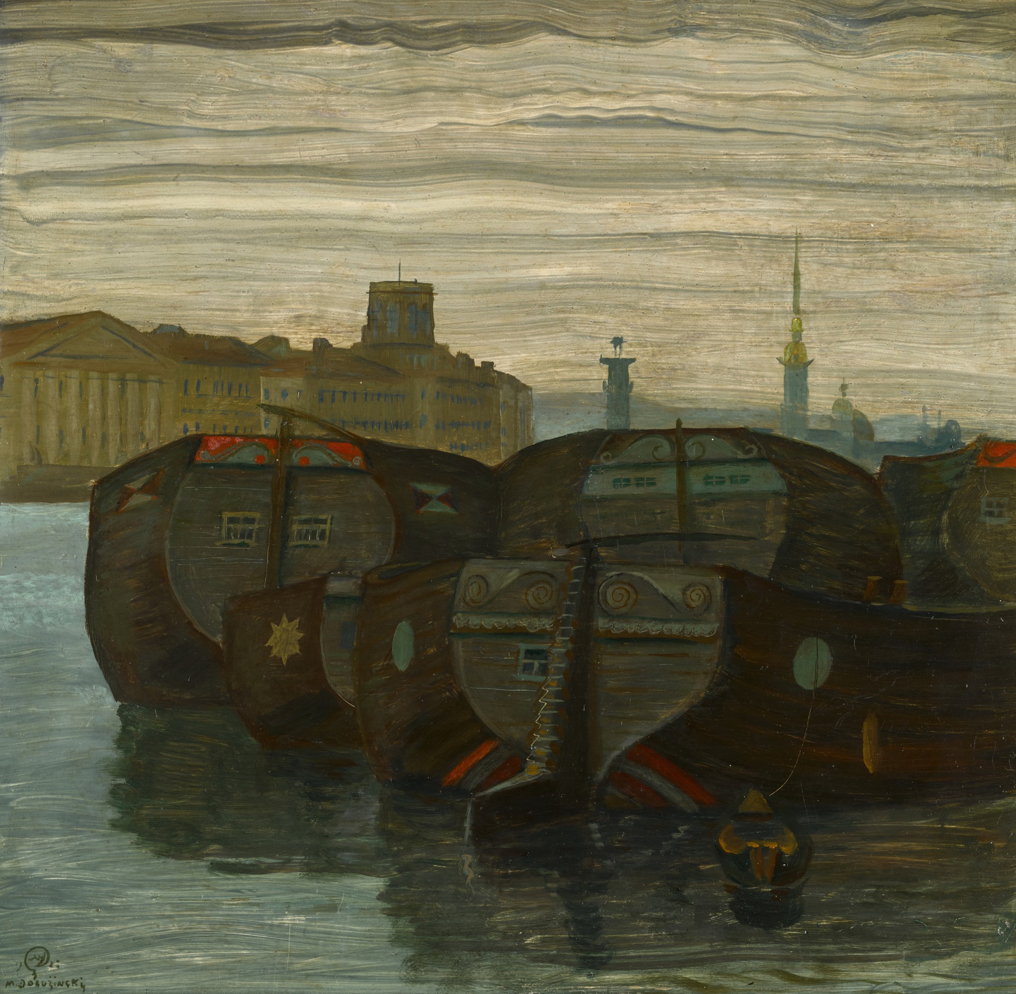 Mstislav Valerianovich Dobuzhinsky — The Neva