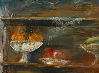 Still Life with Fruit on a Dresser