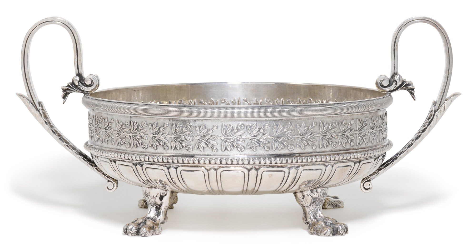 A Fabergé silver bowl, Moscow, 1895 — A Fabergé silver bowl, Moscow, 1895