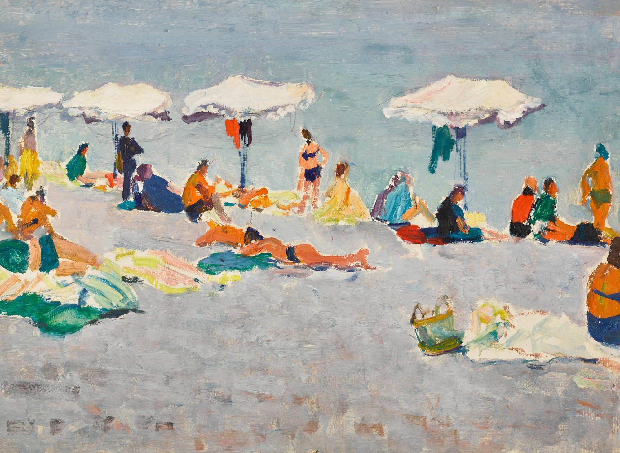 Alexander Dmitrievich Tikhomirov — On the Beach