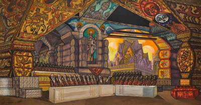 Novgorod Bratchina, Stage Design for Sadko