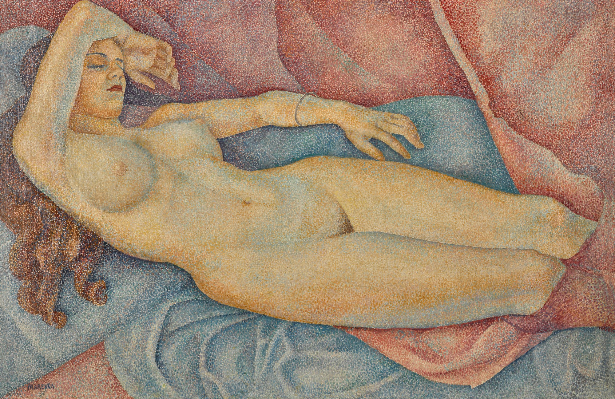 Marie Vorobieff Marevna — Reclining Nude