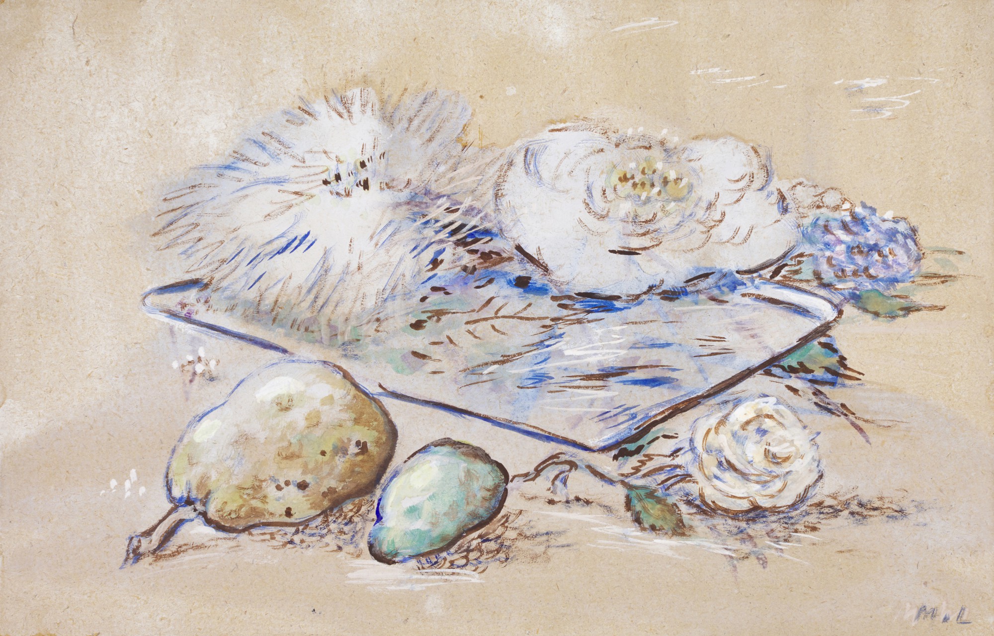 Still Life with Flowers and Pears