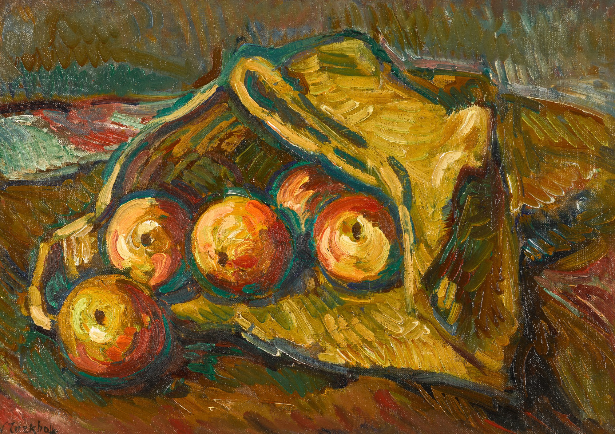 Nikolai Alexandrovich Tarkhov — Still Life with Apples