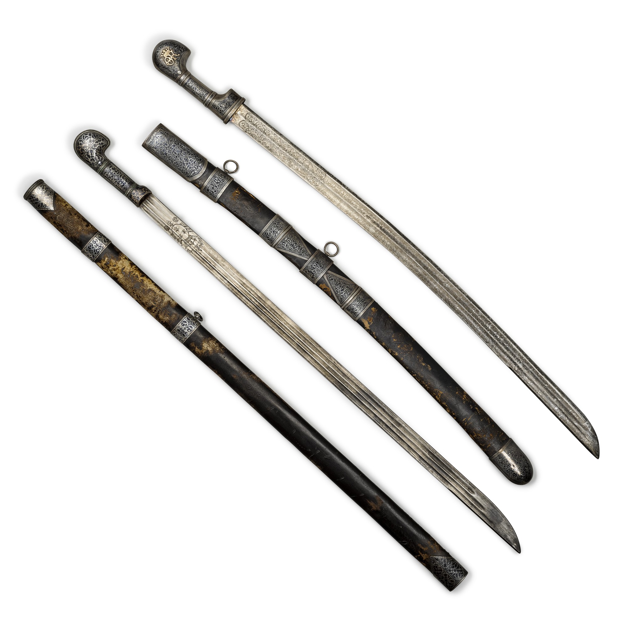 A group of two shashki, period of Nicholas II — A group of two shashki, period of Nicholas II (1894-1917)