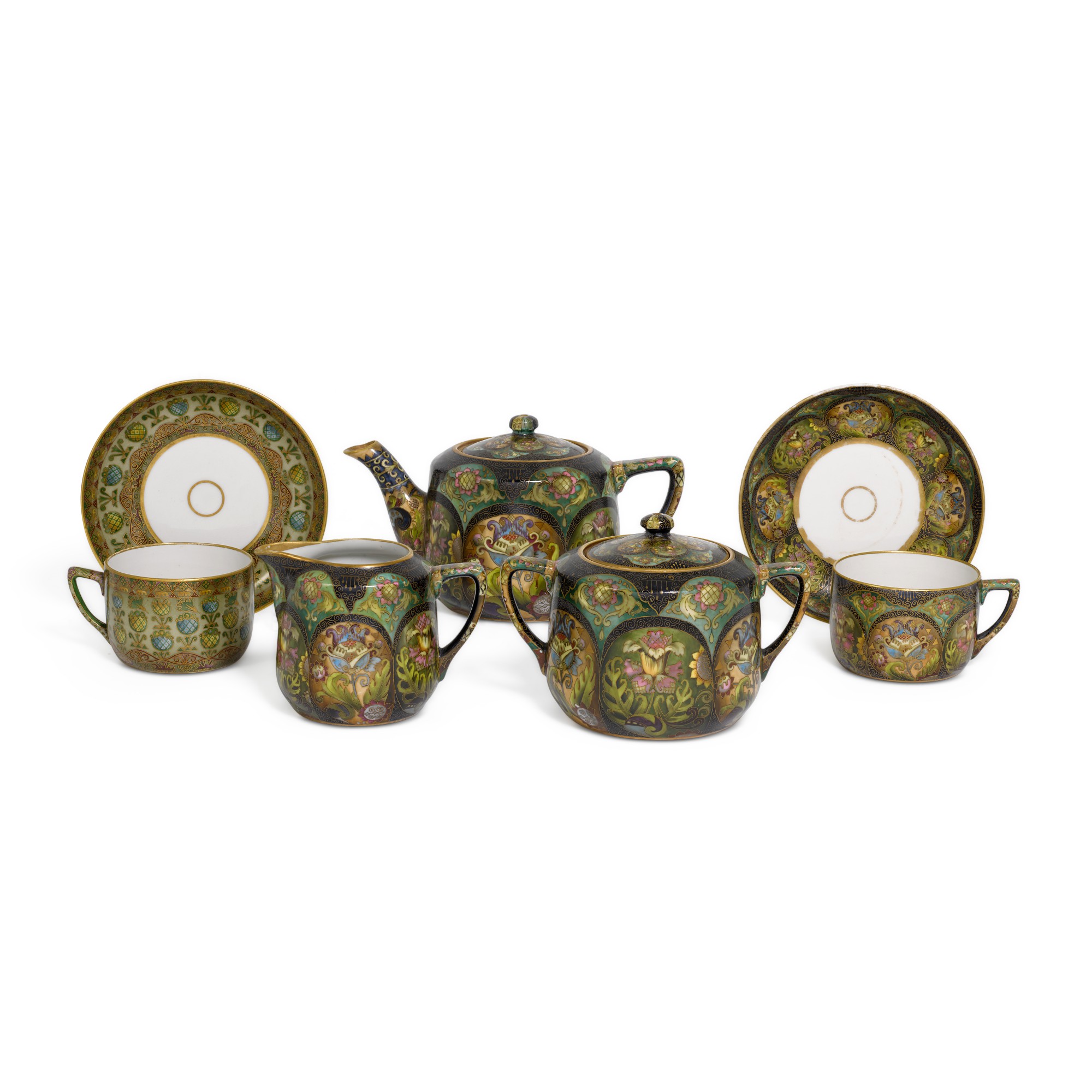 A Soviet porcelain tea service, Dmitrovsky Porcelain Factory, Leningrad, 1935 — A Soviet porcelain tea service, Dmitrovsky Porcelain Factory, Leningrad, 1935