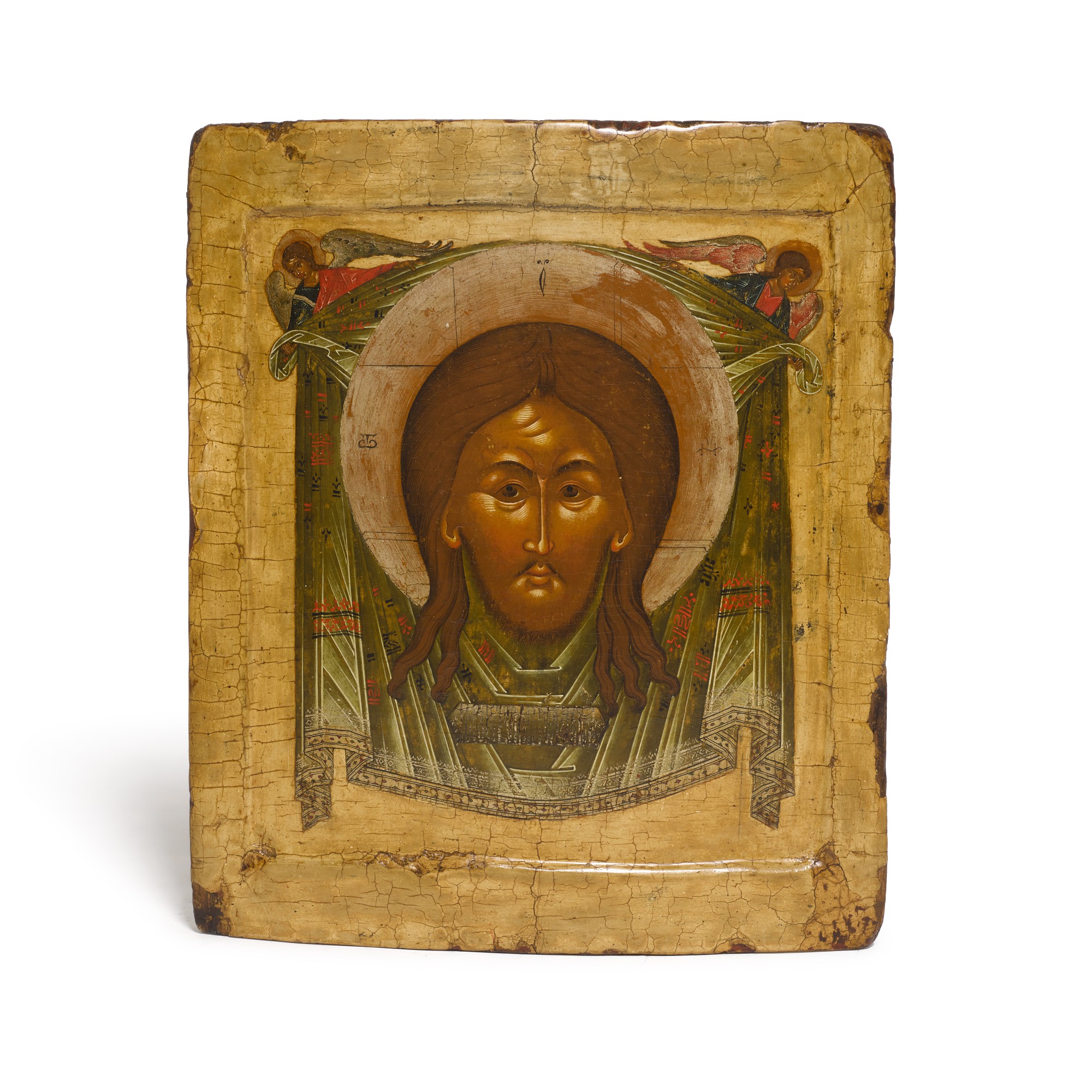 A very fine icon of the Mandylion, or ‘Saviour Not-Made-by-Hands’, Russia, 17th century — A very fine icon of the Mandylion, or ‘Saviour Not-Made-by-Hands’, Russia, 17th century