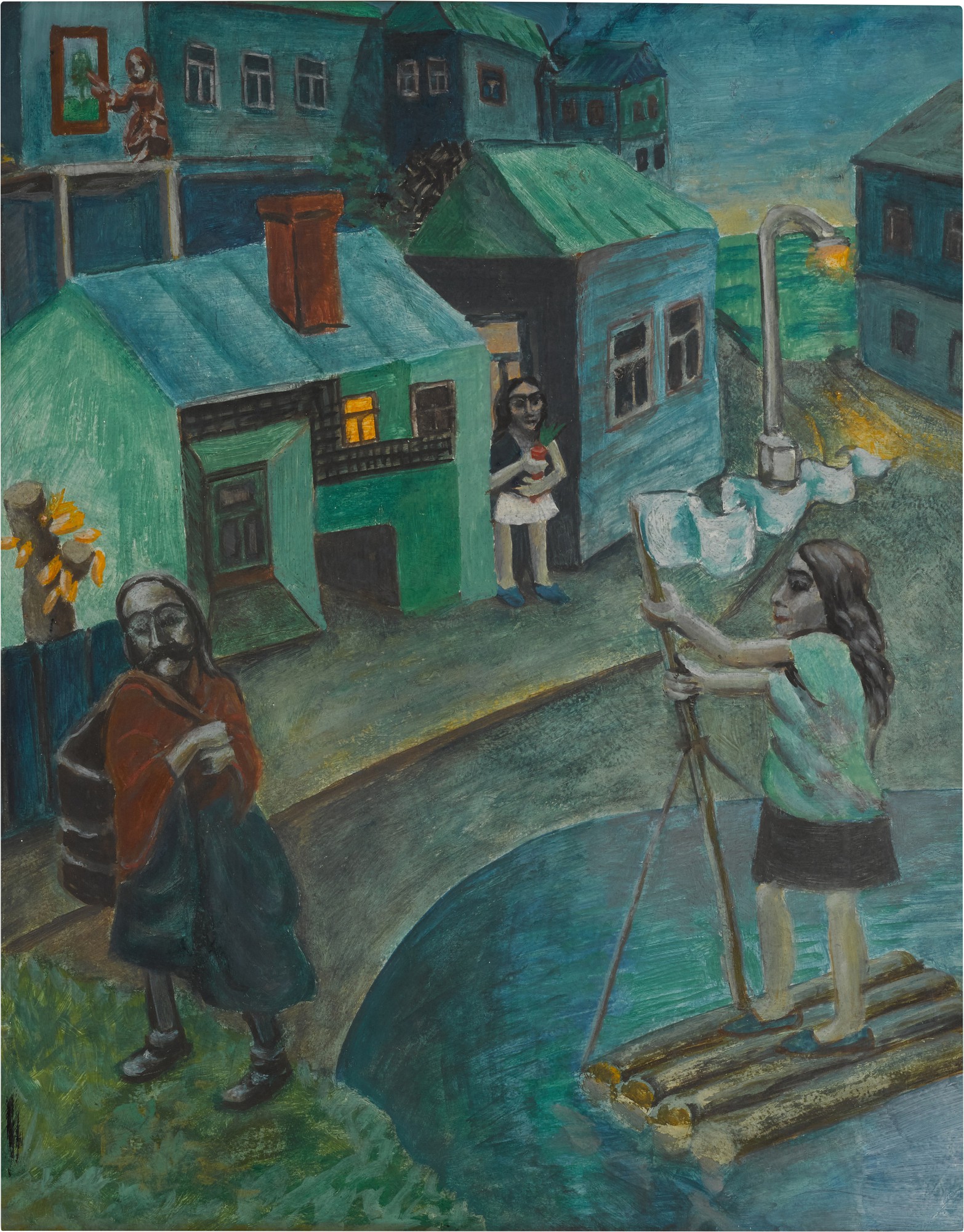 Fantastic Village Landscape