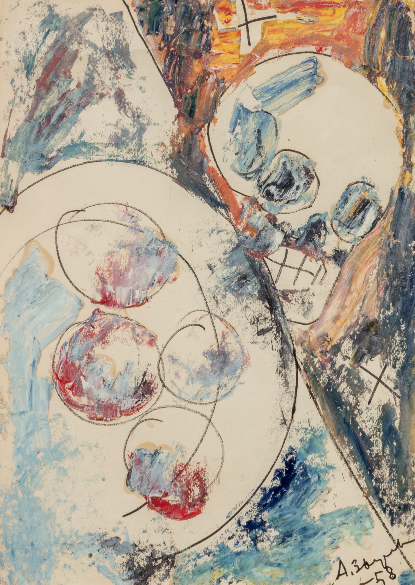 Anatoly Zverev — Composition with Skull