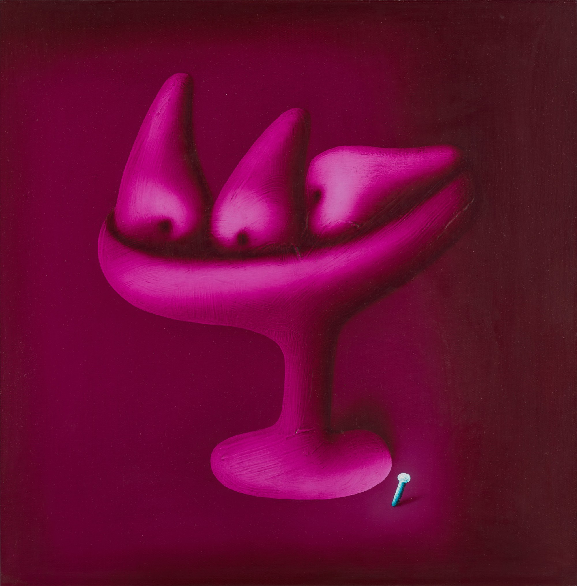 Oleg Tselkov — Vase with Pears