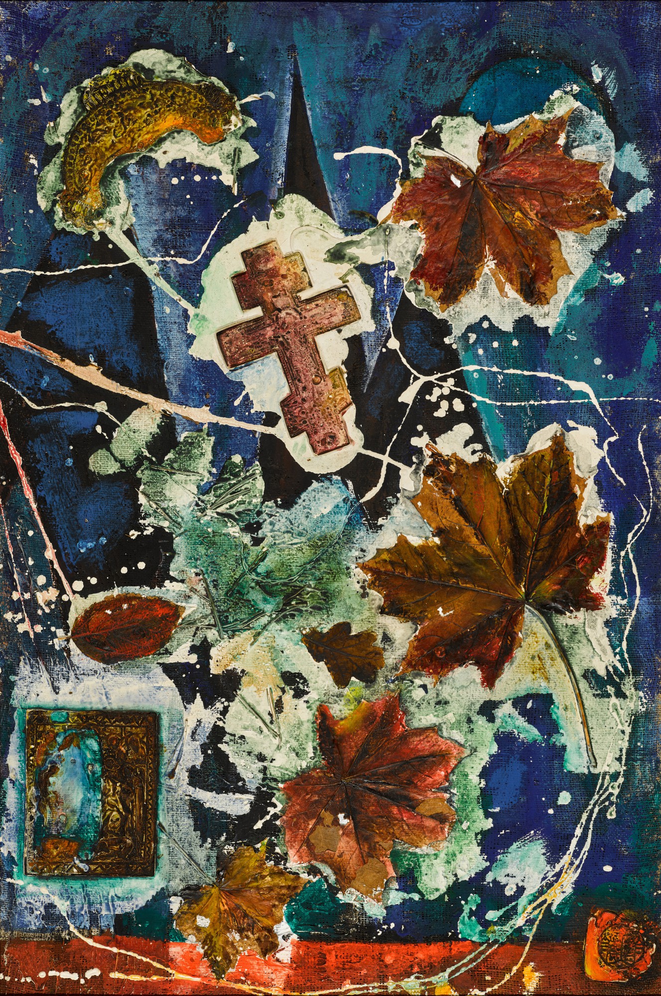 Evgeny Rukhin — Composition with Leaves and Cross