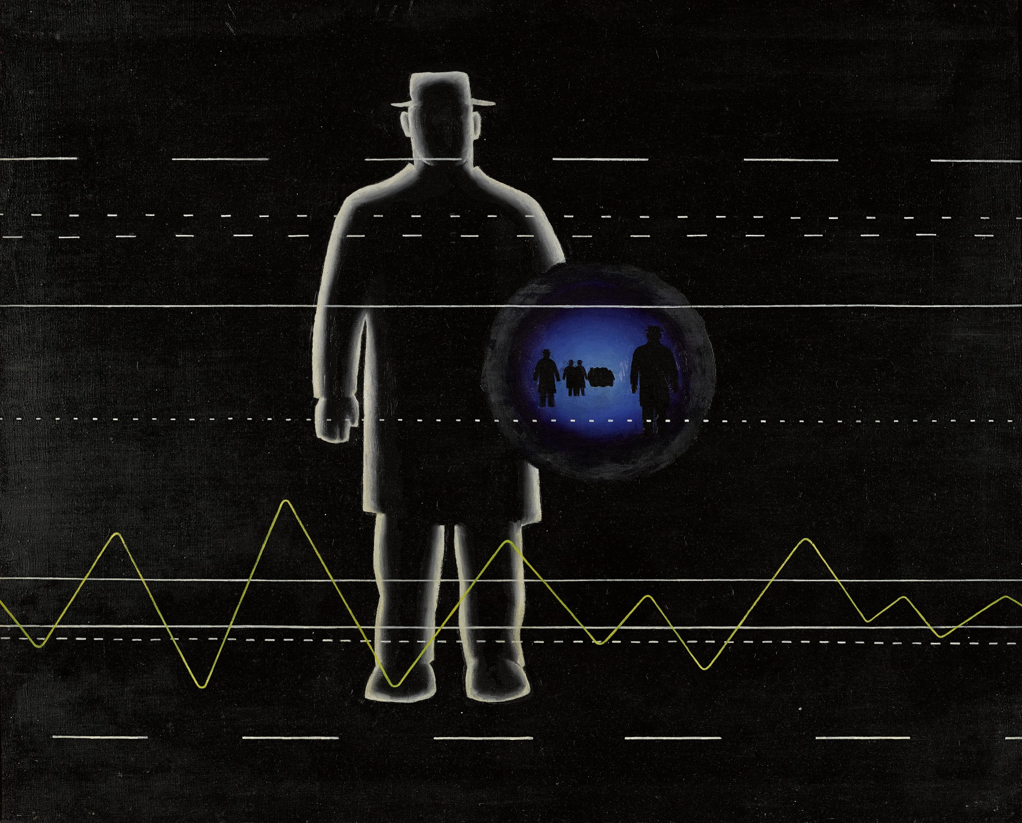 Erik Bulatov — Street at Night