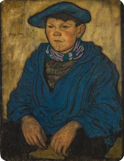 A Young Breton in a Beret