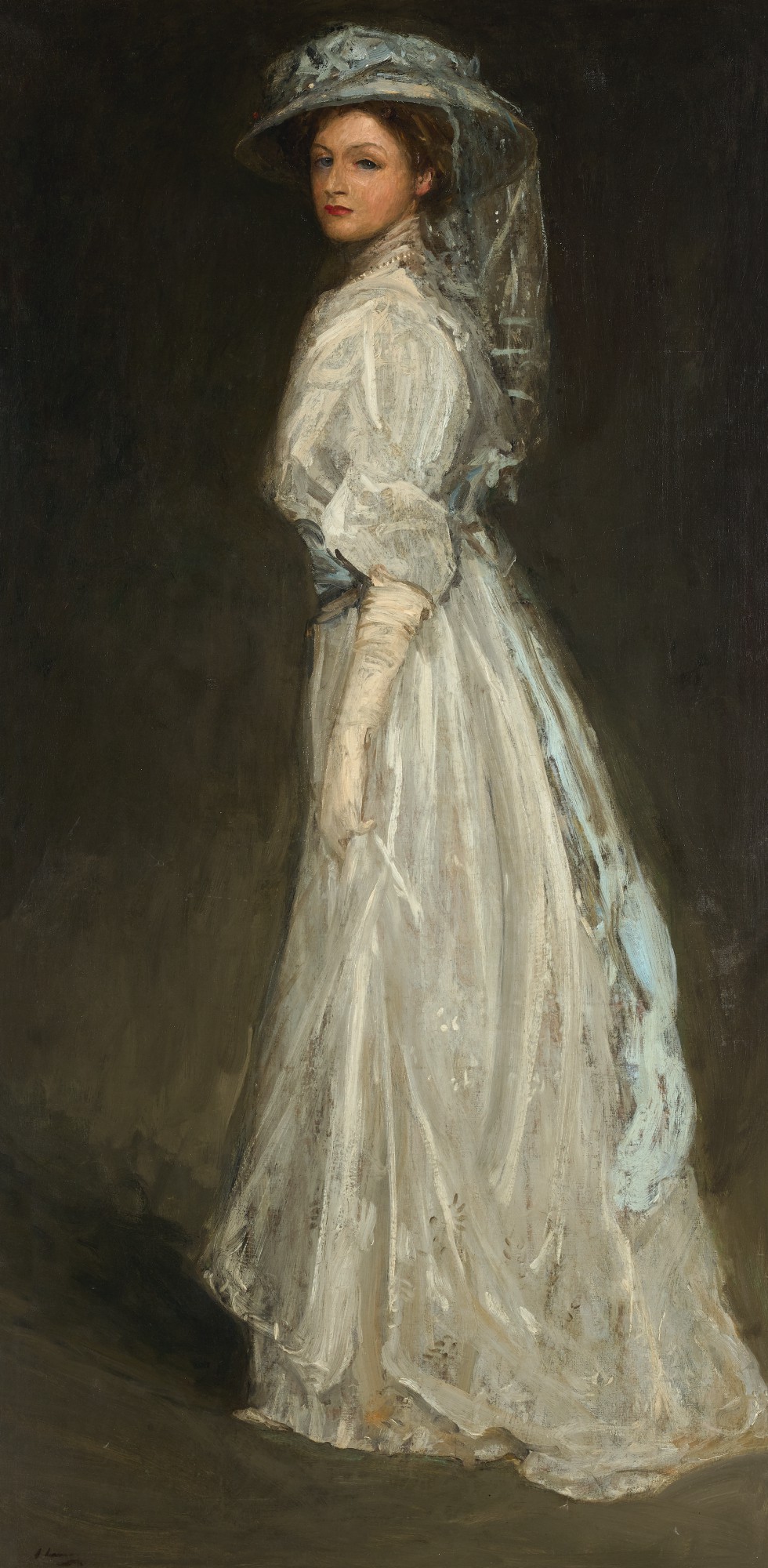 Sir John Lavery — Portrait of Mrs Charles Baker