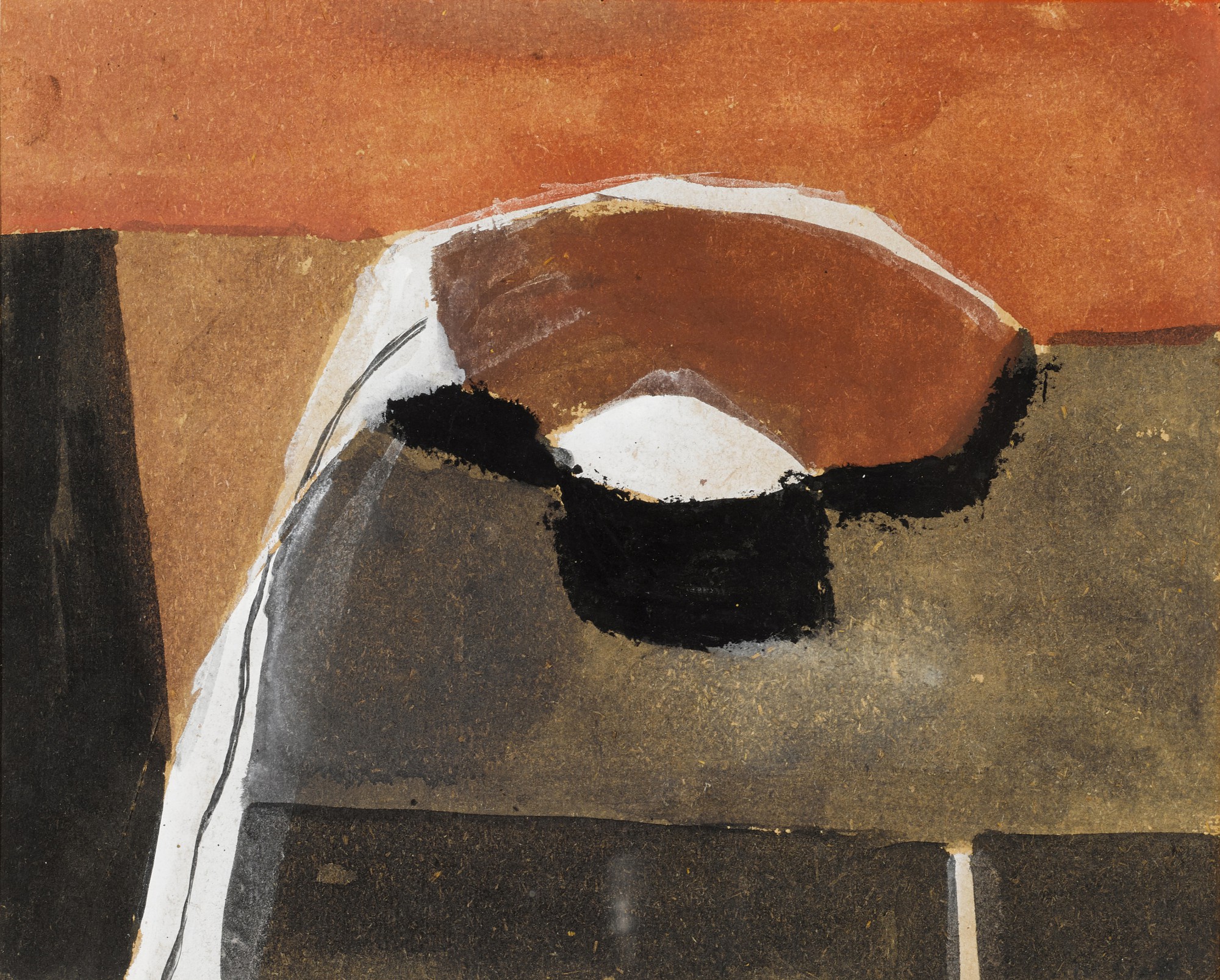 William Scott — Brown Still Life