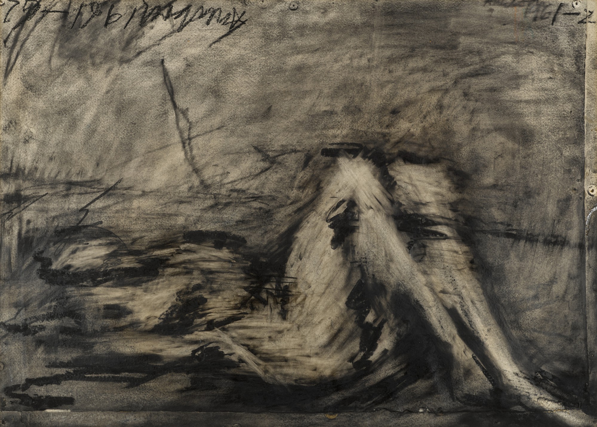 Frank Auerbach — Reclining Model IV