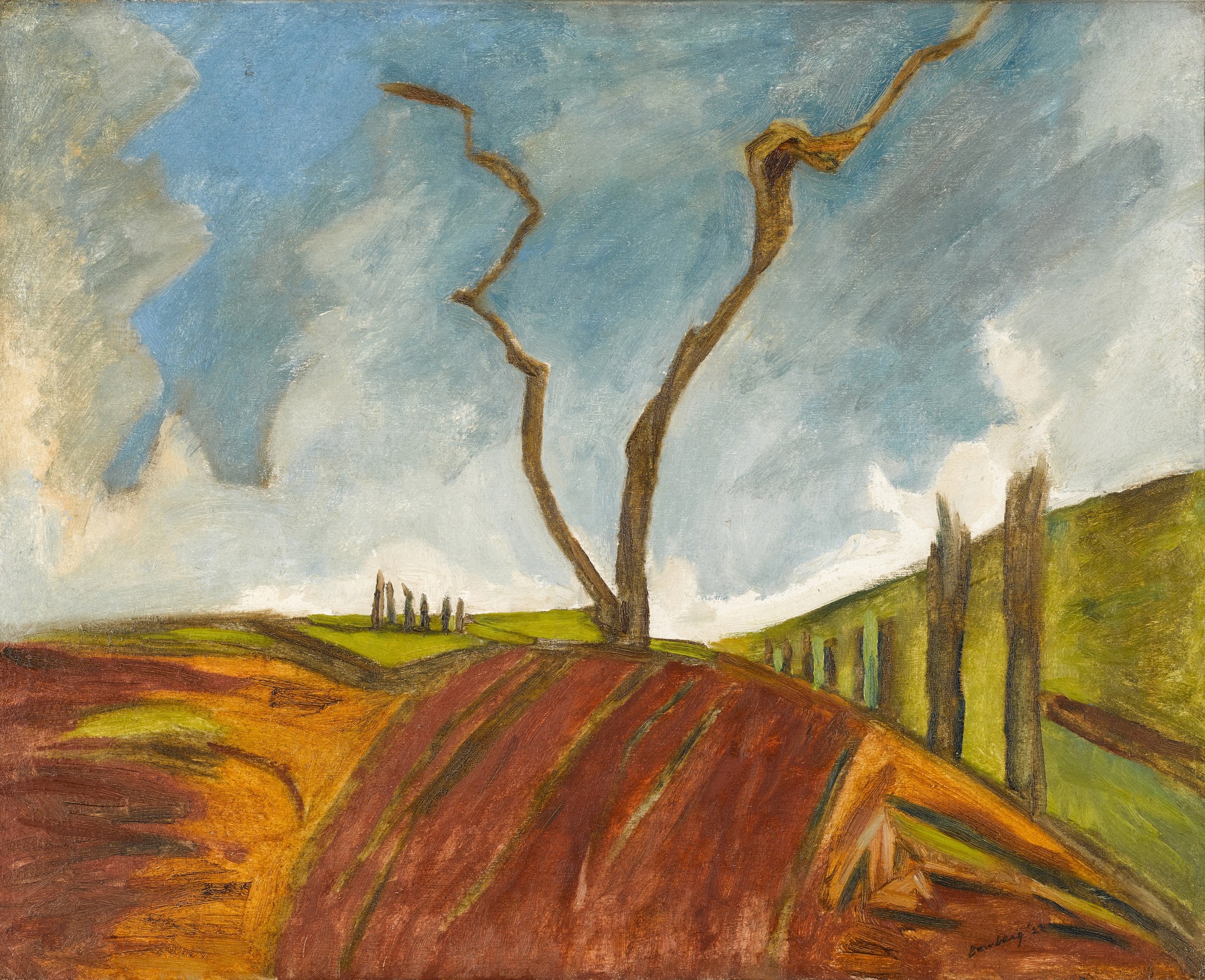 David Bomberg — The Tree