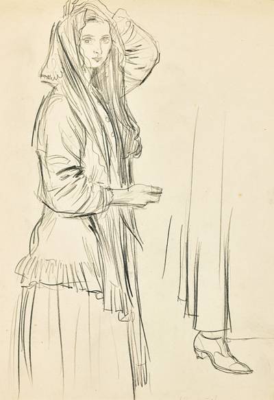 Dorelia in a Headscarf