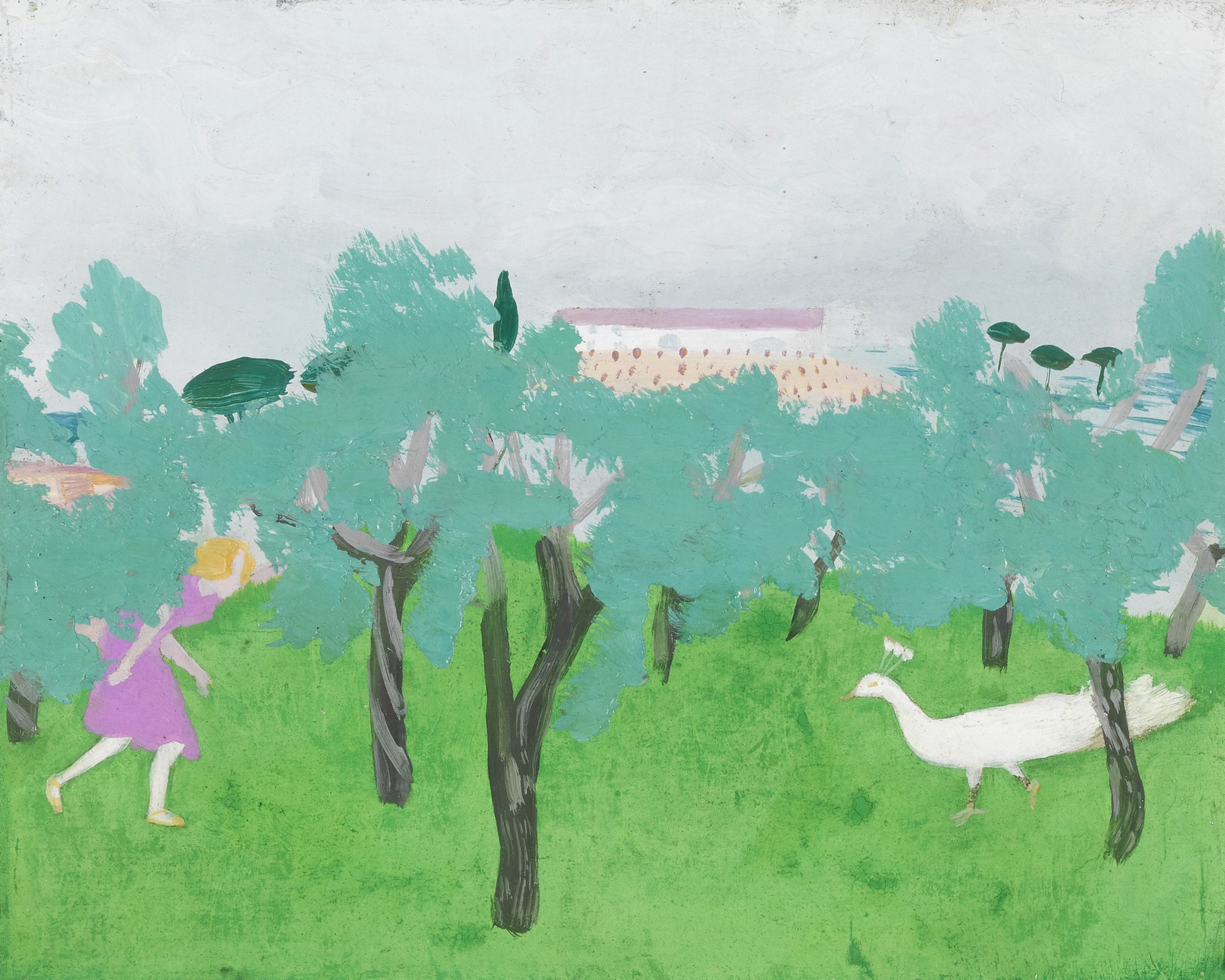 Winifred Nicholson — The White Peacock