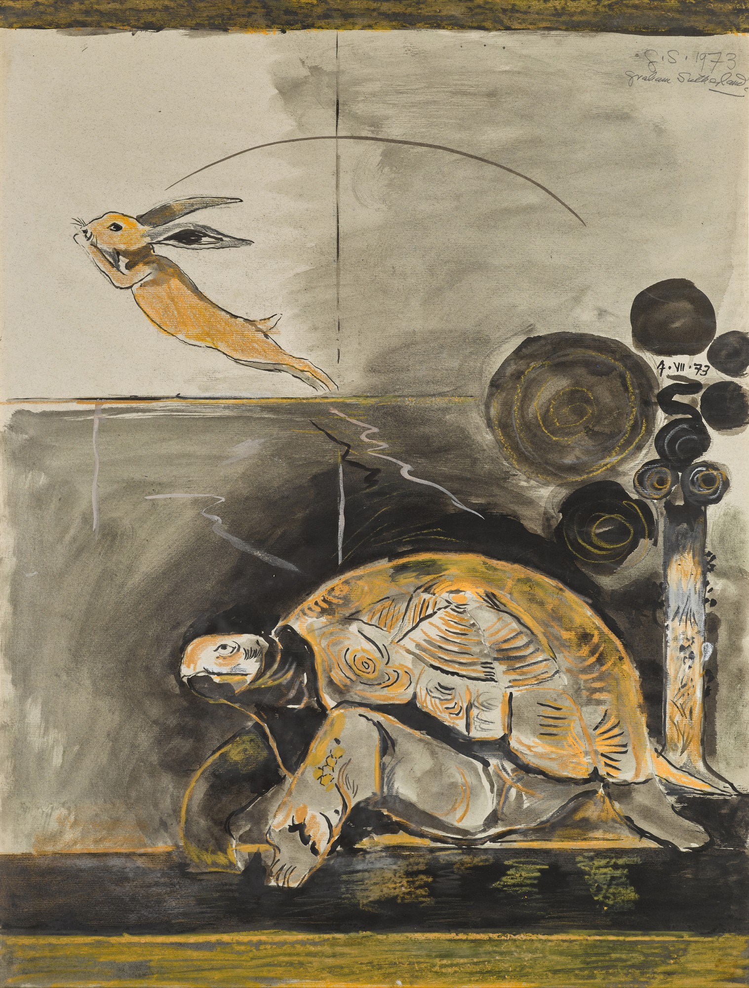 Graham Sutherland — Illustration pour la Fontaine
