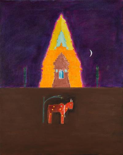 Nandi Bull in Front of Temple III