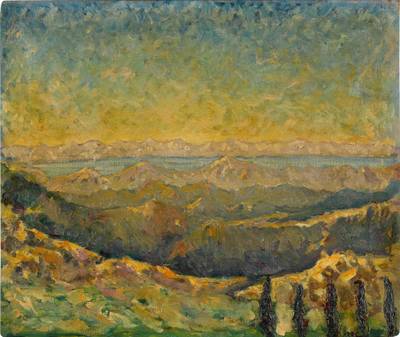 View in the Italian Alps