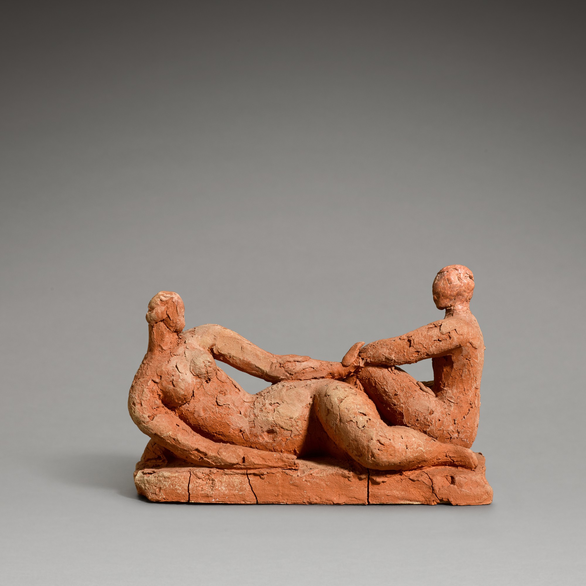 Frank Dobson — Study for Siesta (Two Friends)