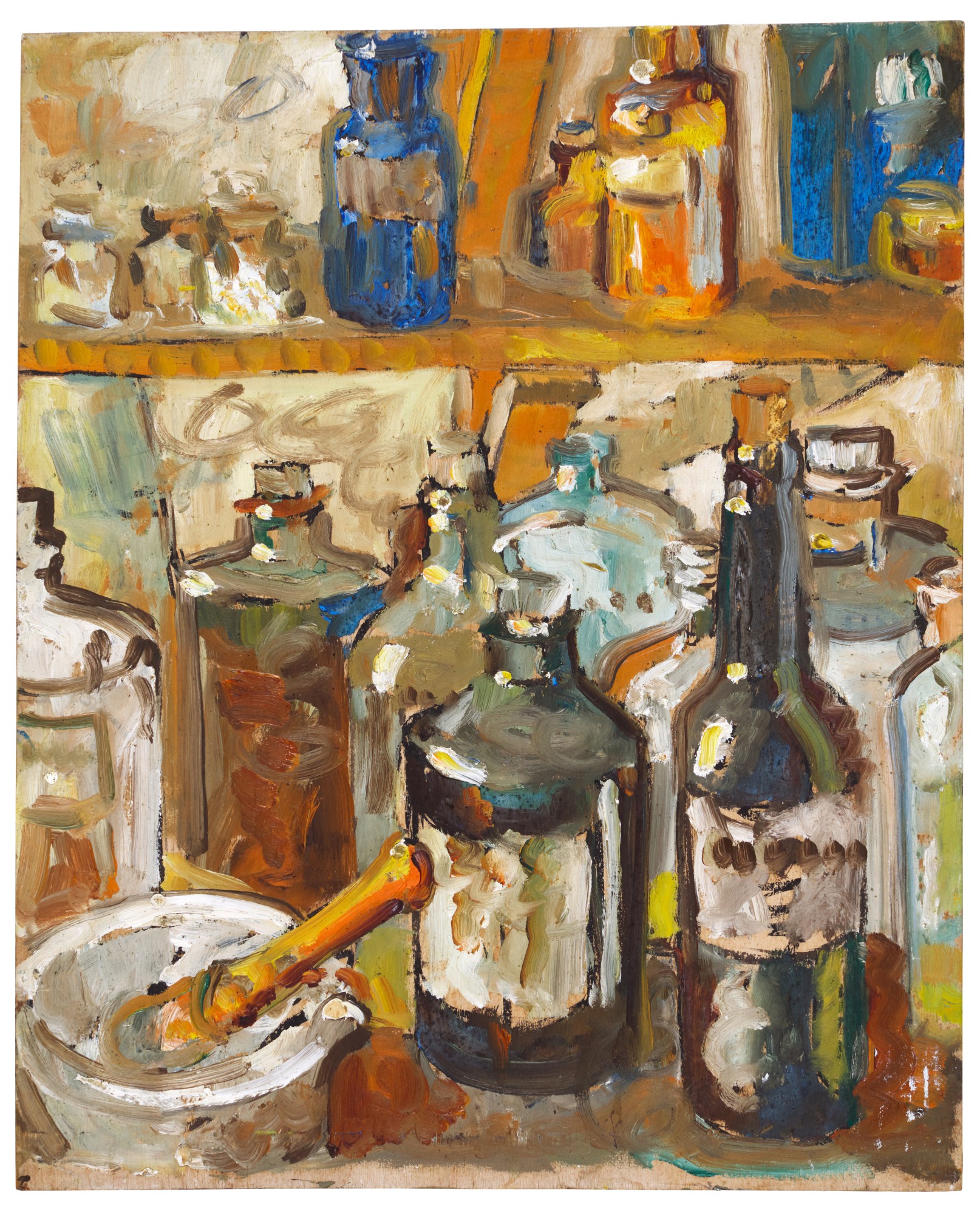Peter Lanyon — Pestle, Mortar and Bottles