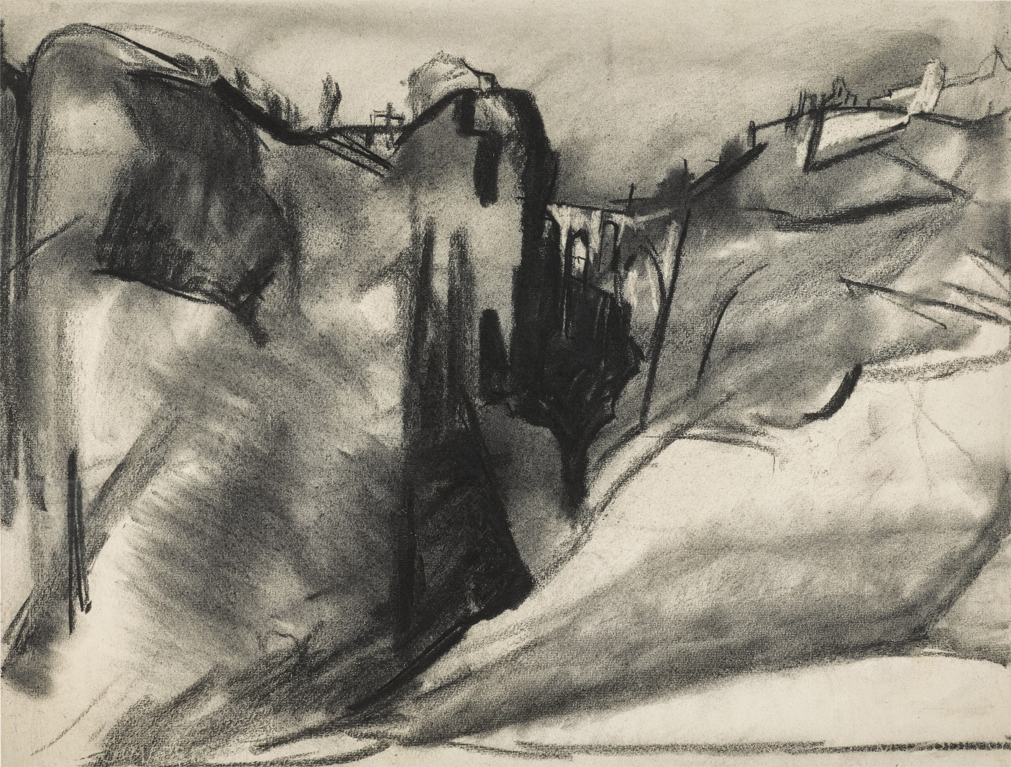 David Bomberg — Ronda Bridge, The Tajo