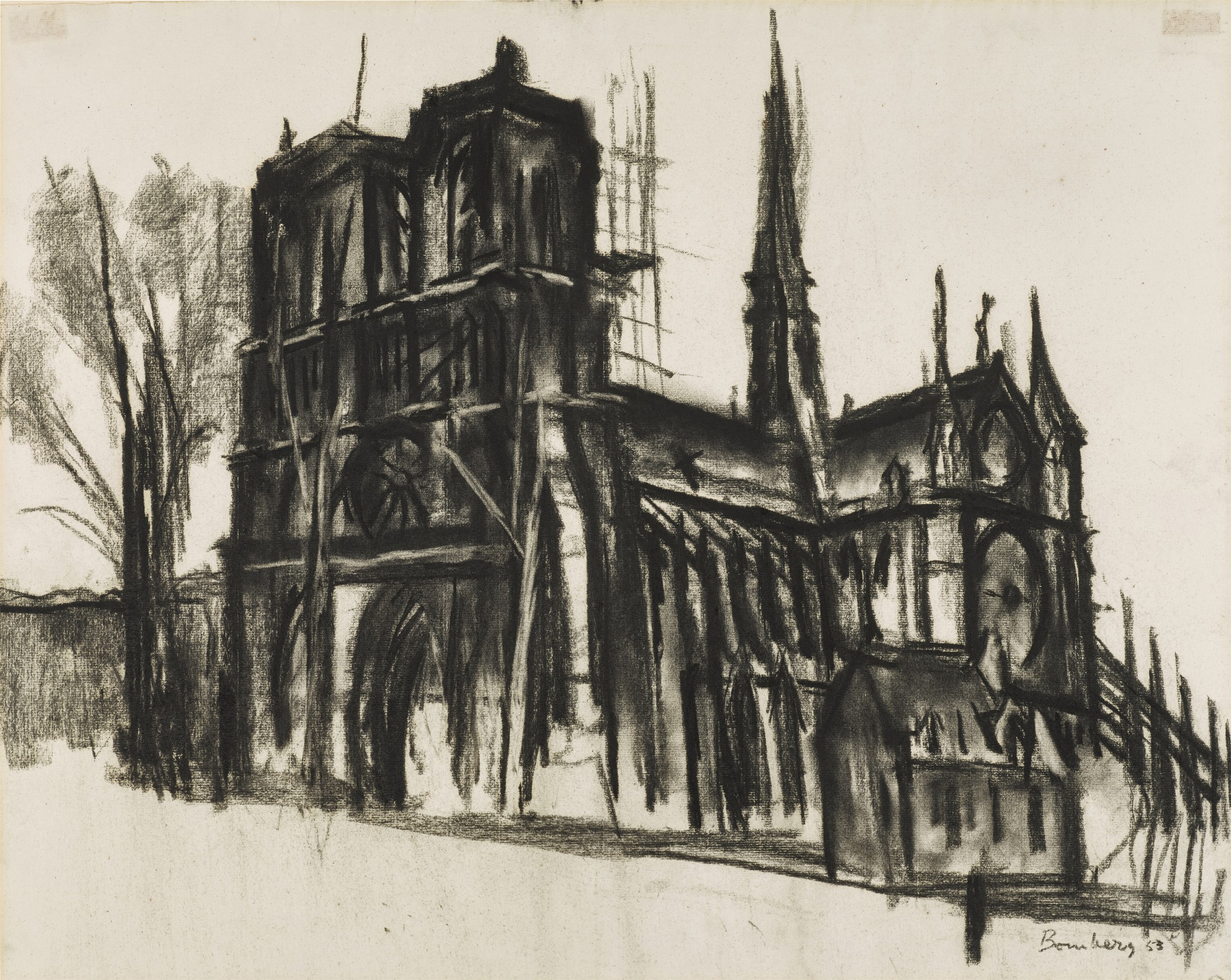 David Bomberg — Notre Dame de Paris