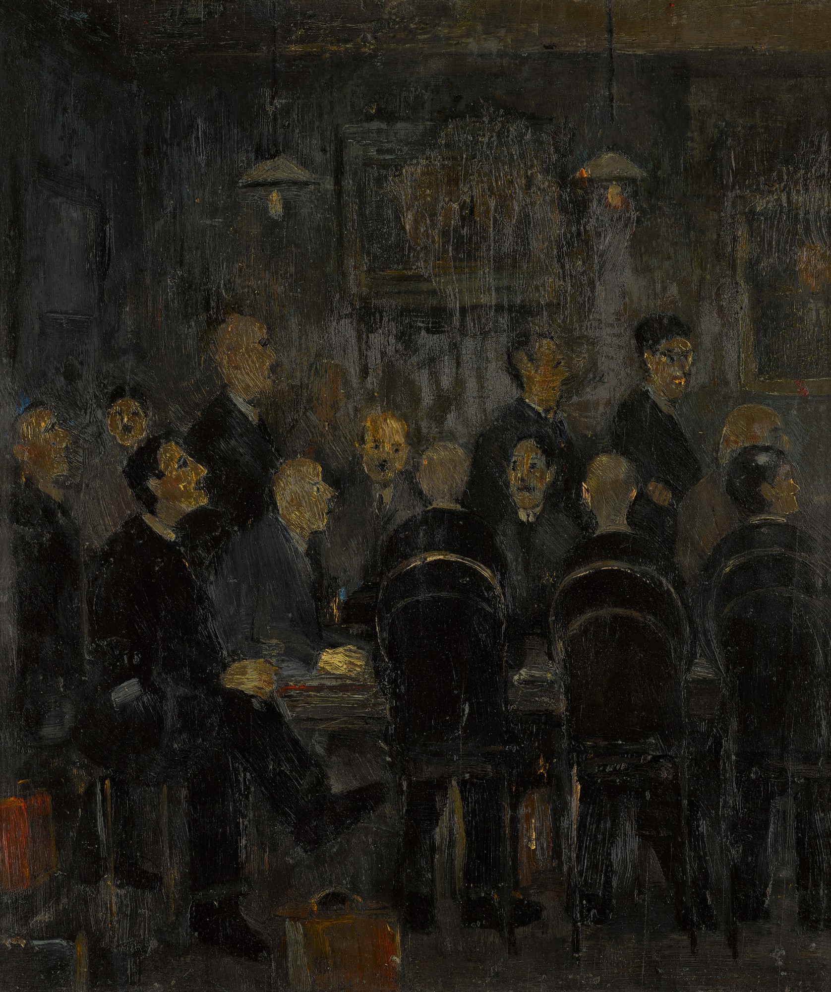 Laurence Stephen Lowry — A Board Meeting