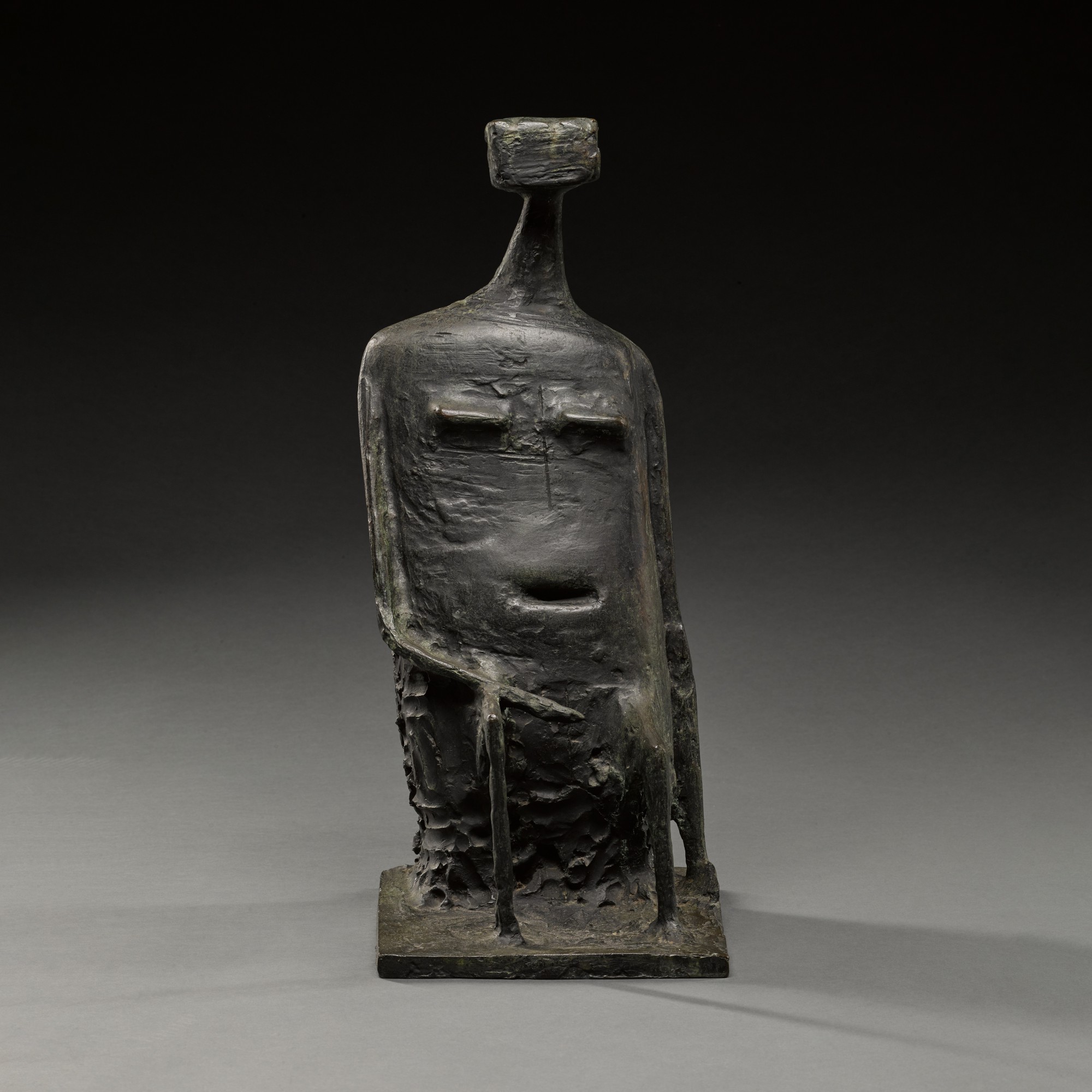 Seated Woman with Square Head (Version B)  