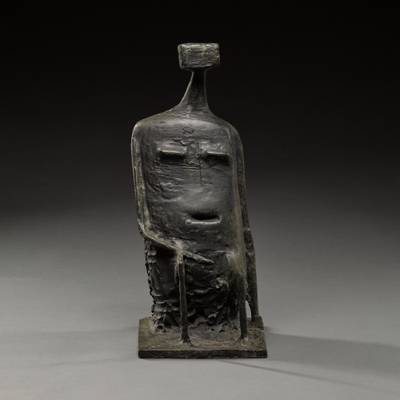 Seated Woman with Square Head (Version B)  