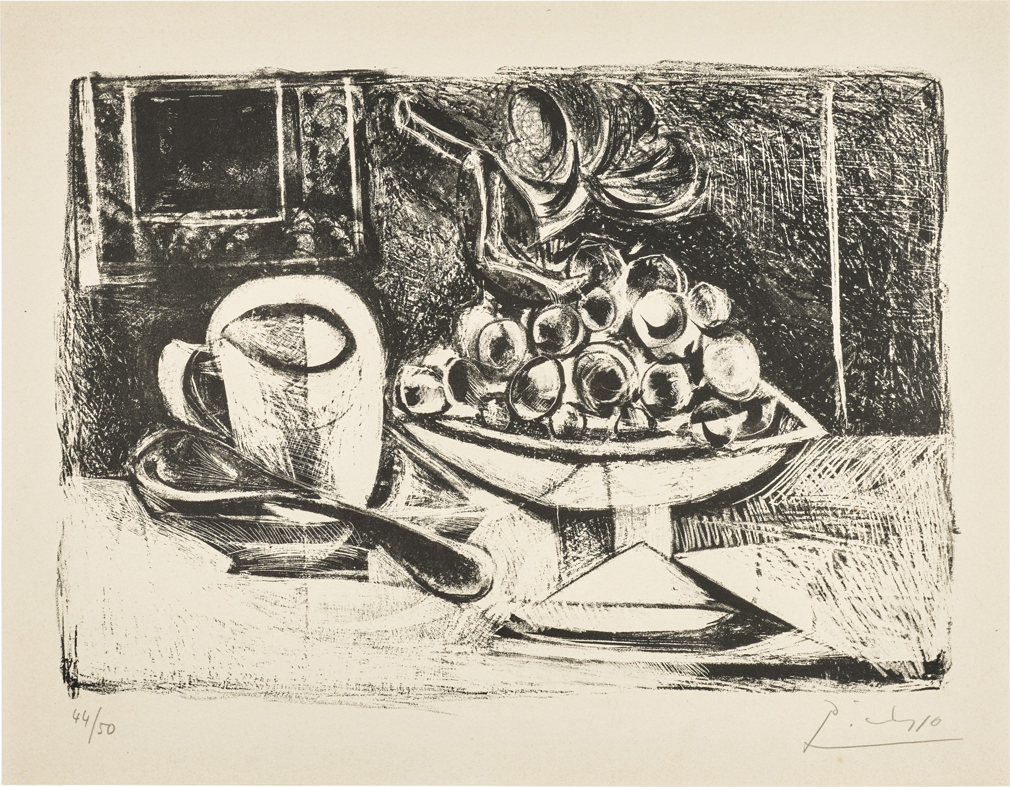 Pablo Picasso — Nature morte au compotier (B. 379; M. 6)