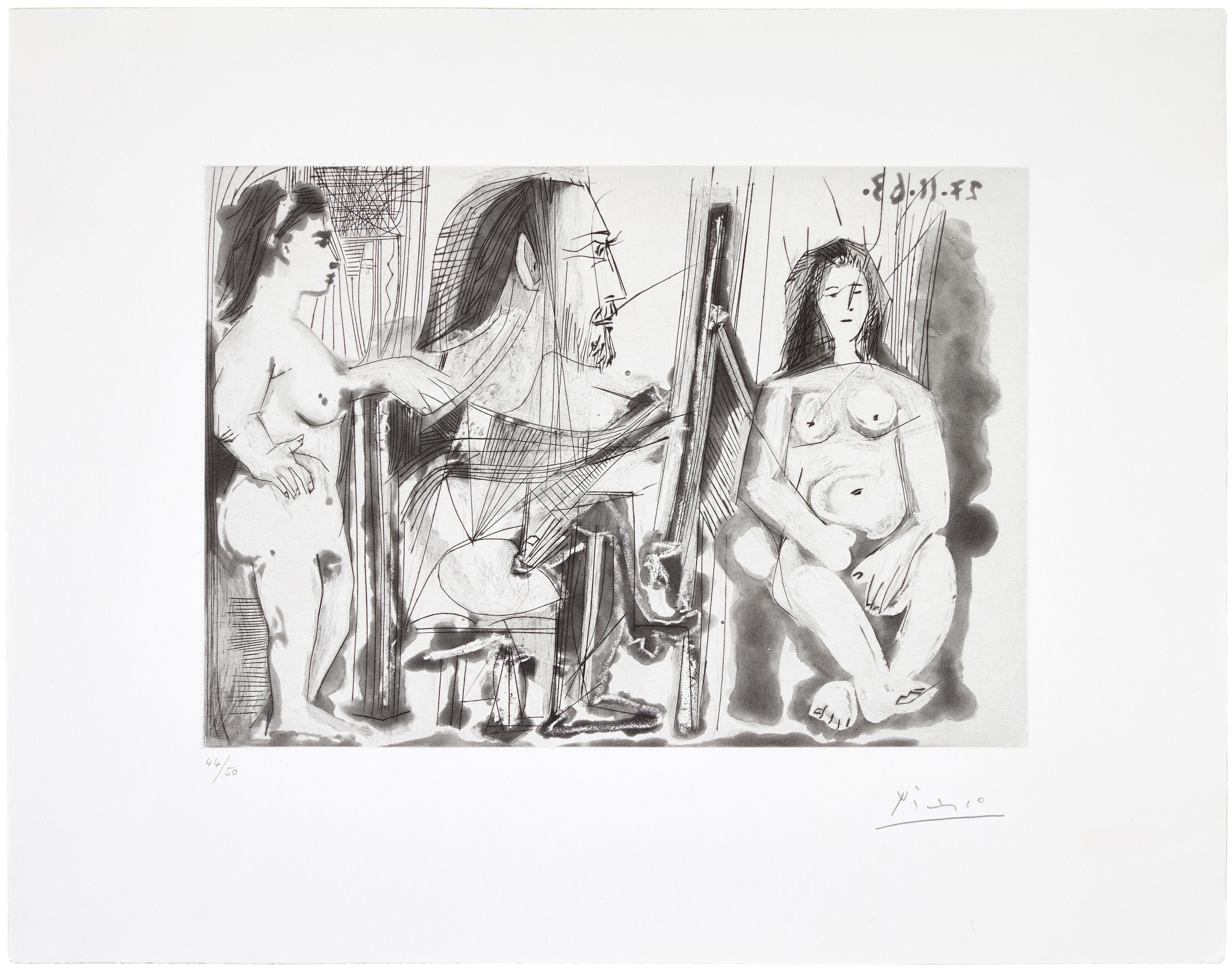 Pablo Picasso — Dans l'atelier II (B. 1138; Ba. 1135)