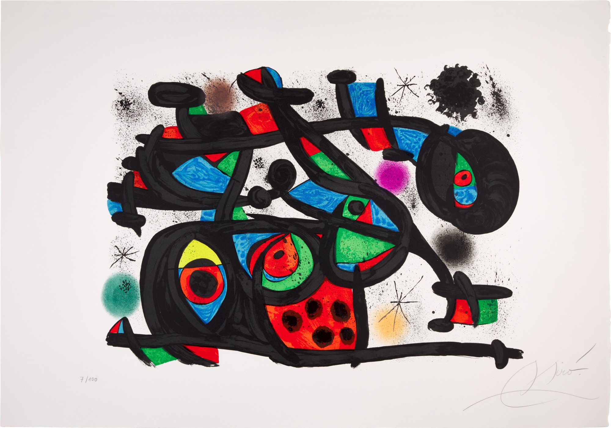 Joan Miró — Le rapt (M. 1241)