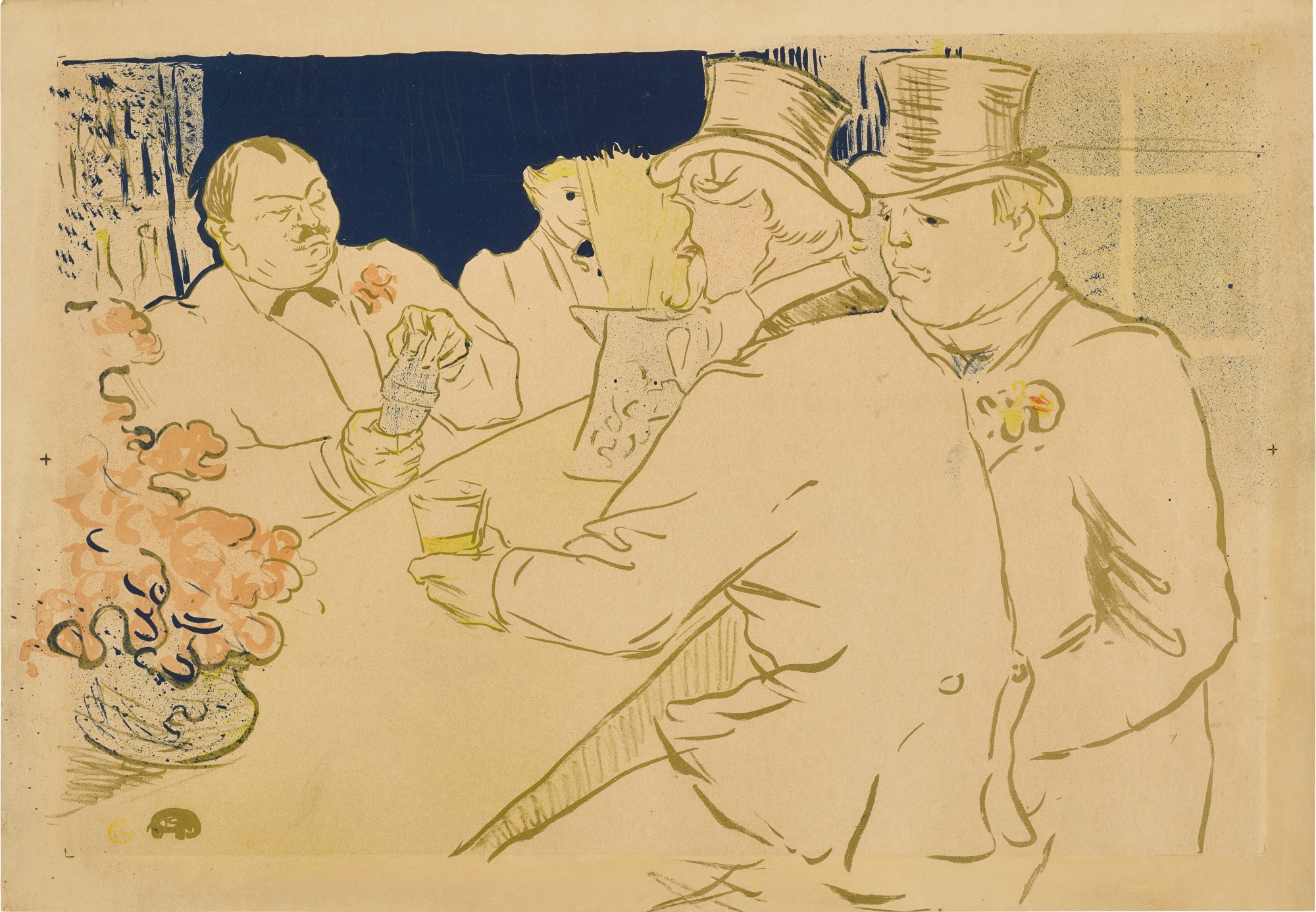 Henri de Toulouse-Lautrec — Irish and American Bar, Rue Royale - The Chap Book (Delteil 362; Adriani 139; Wittrock P18)