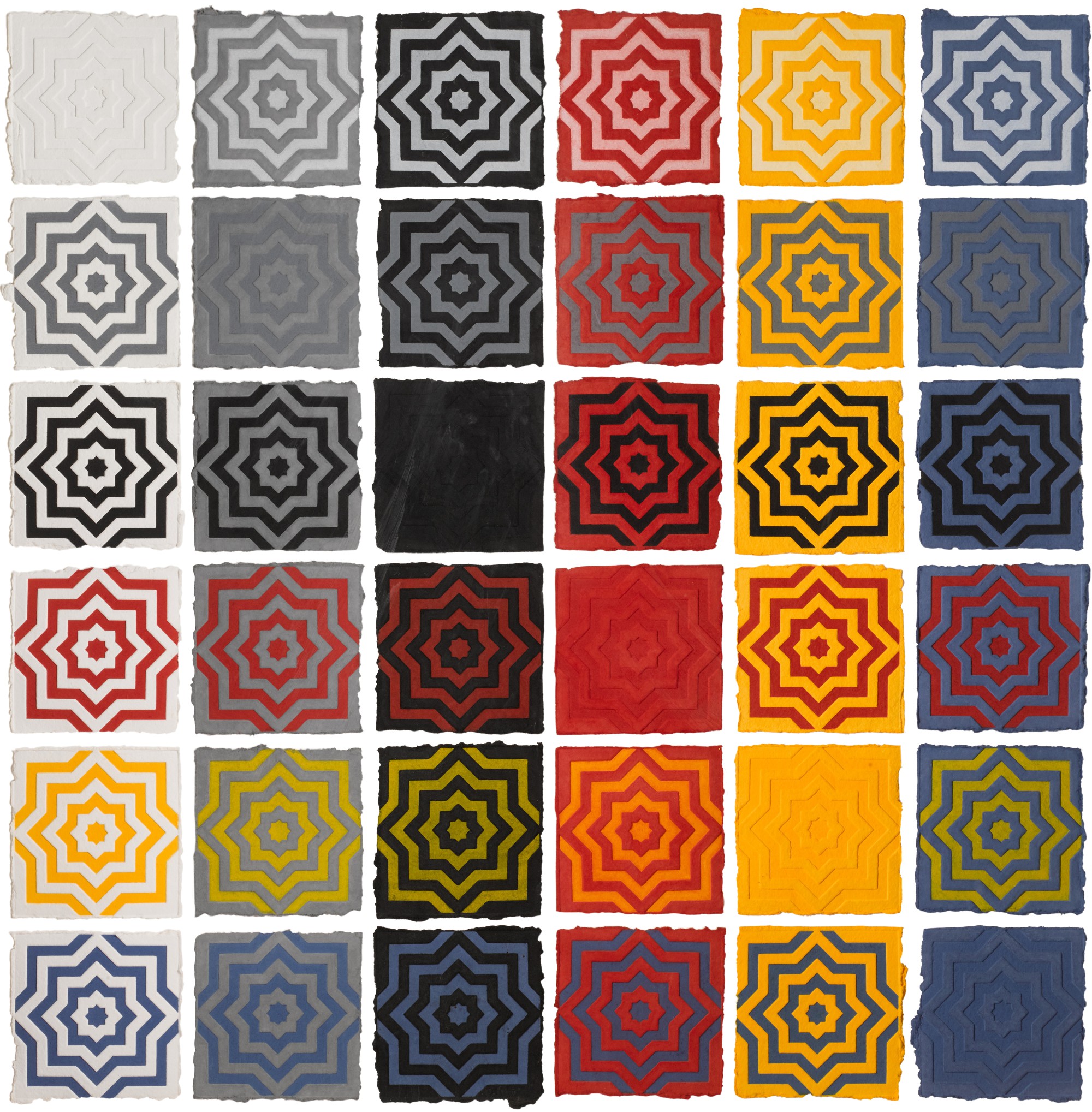 Sol LeWitt — Eight Pointed Stars