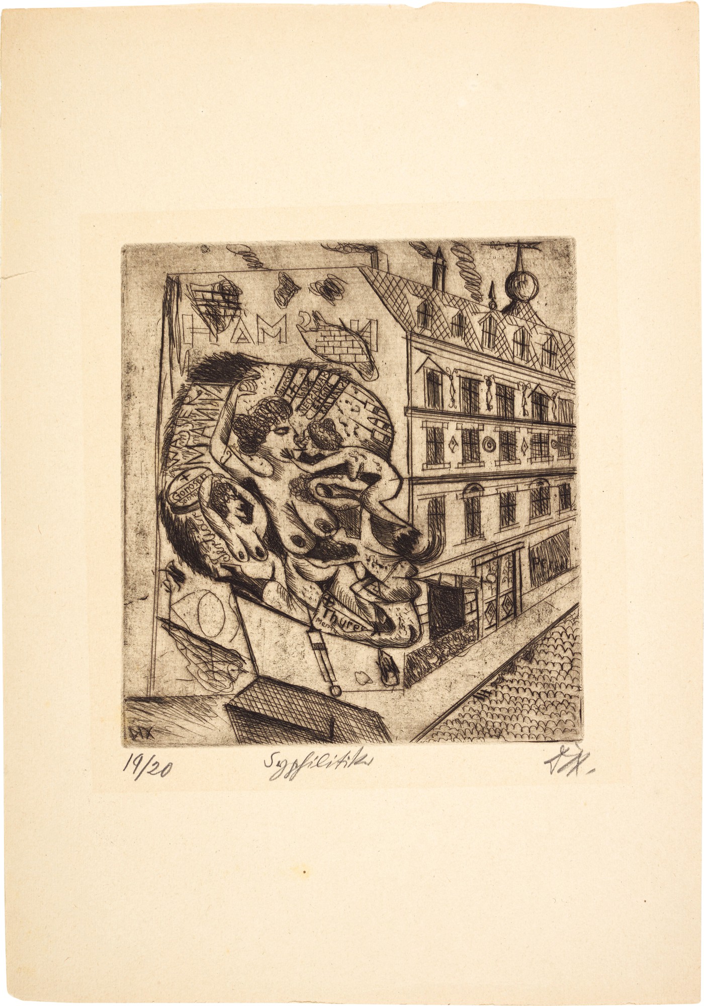 Otto Dix — Syphilitiker (K. 15)