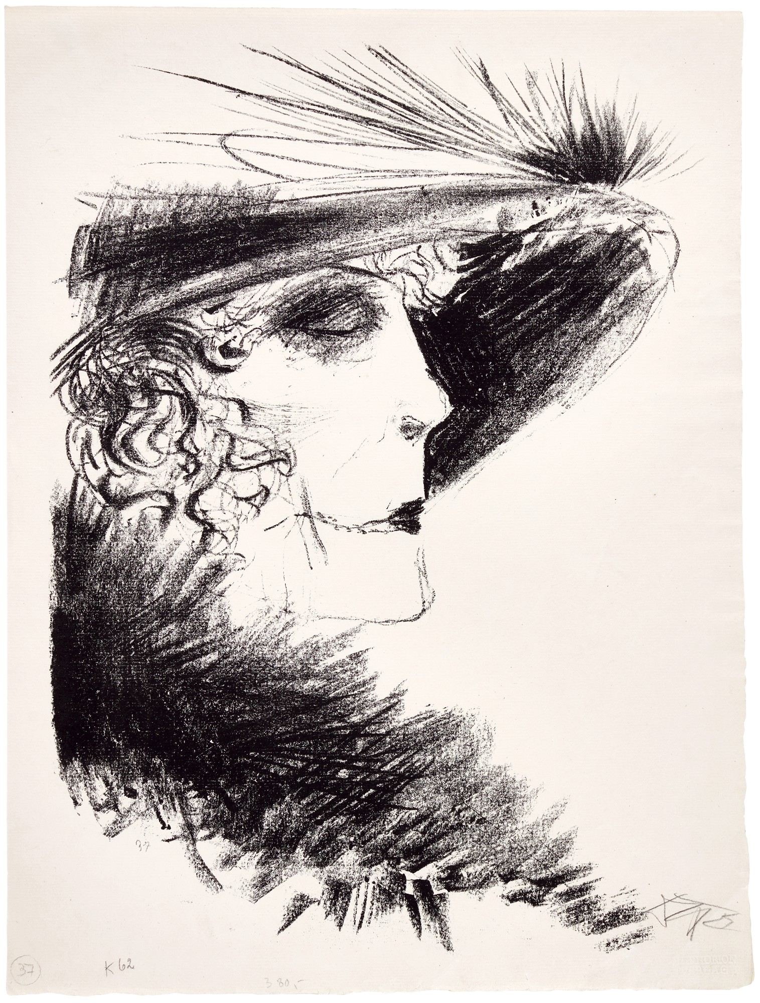 Dame mit Reiher (K. 62II)