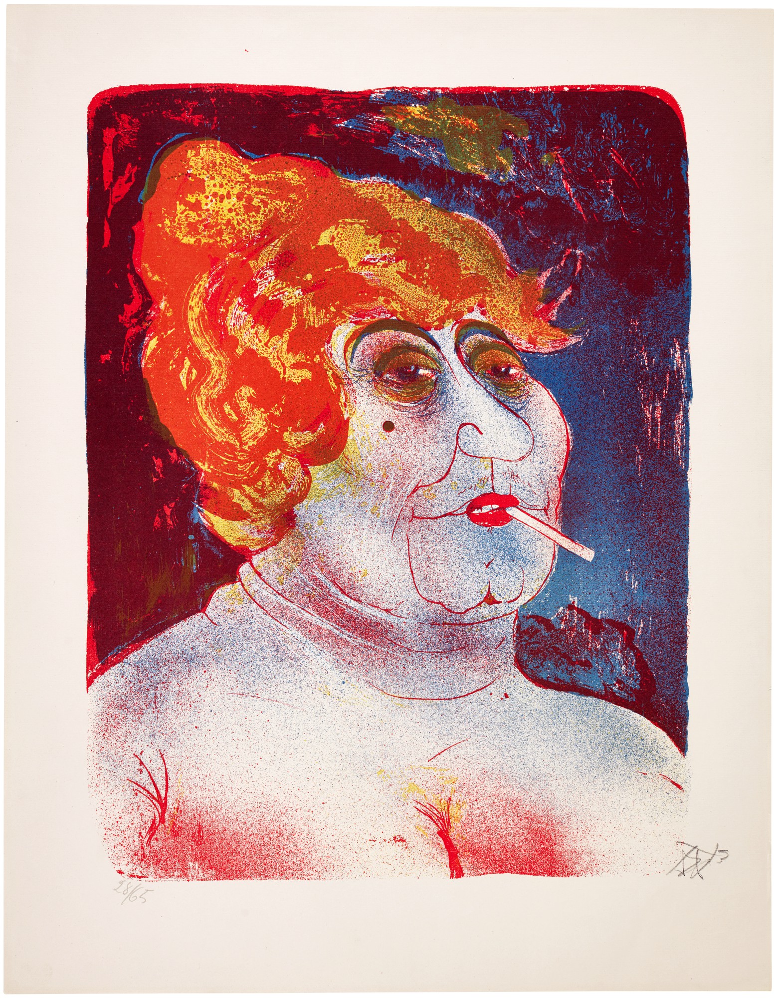 Otto Dix — Kupplerin (K. 69II)