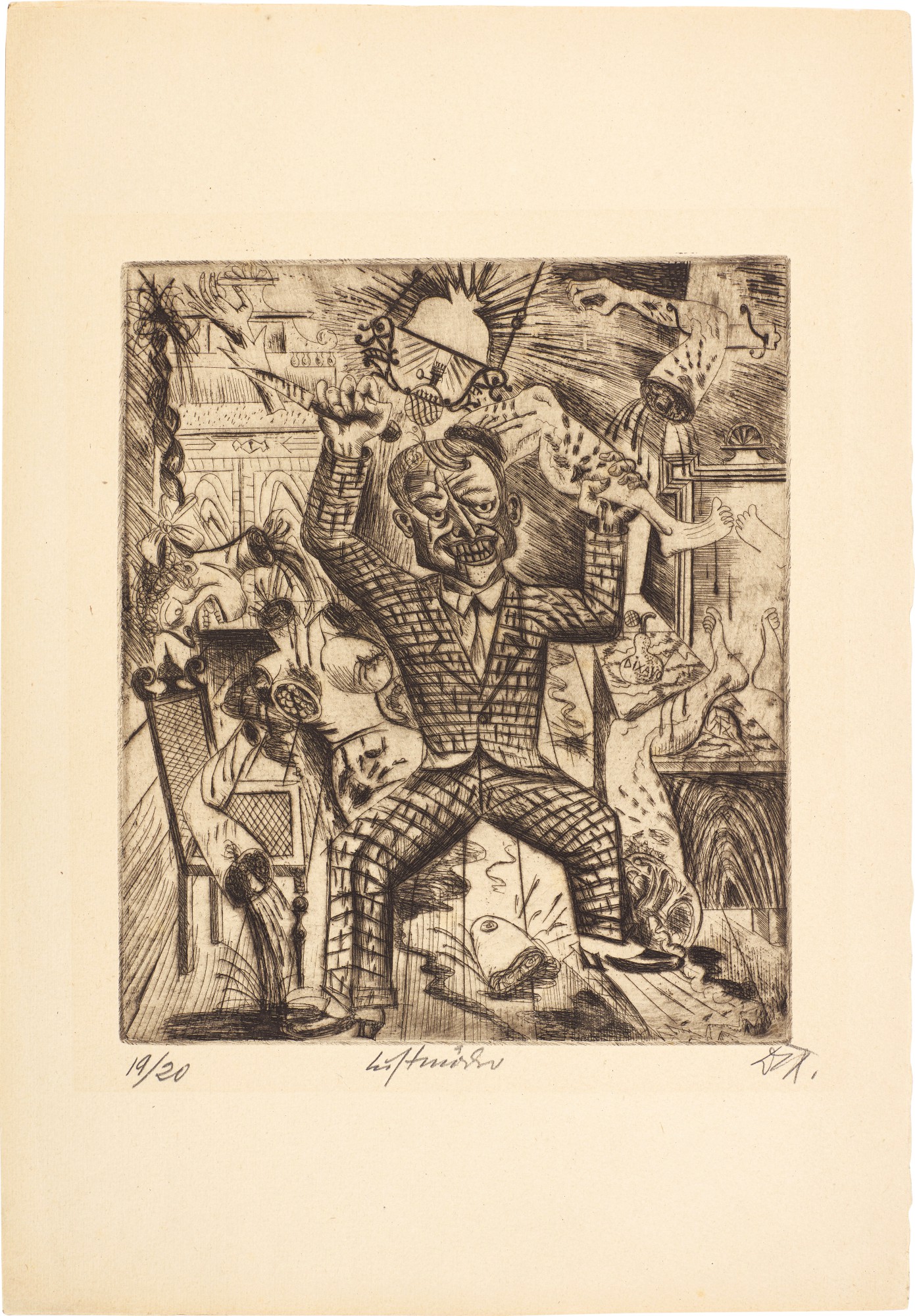 Otto Dix — Lustmörder (K. 14)