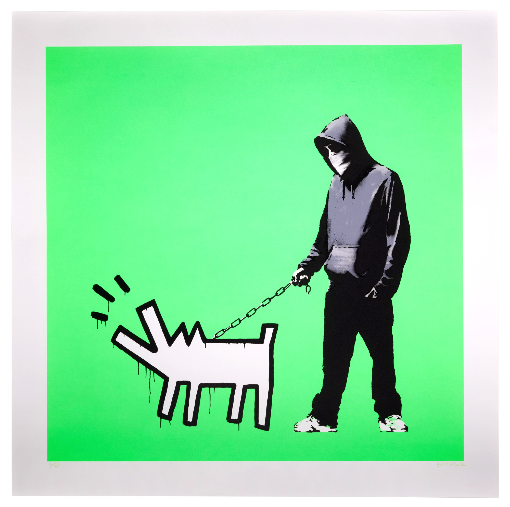 Banksy — Choose Your Weapon (Fluoro Green)