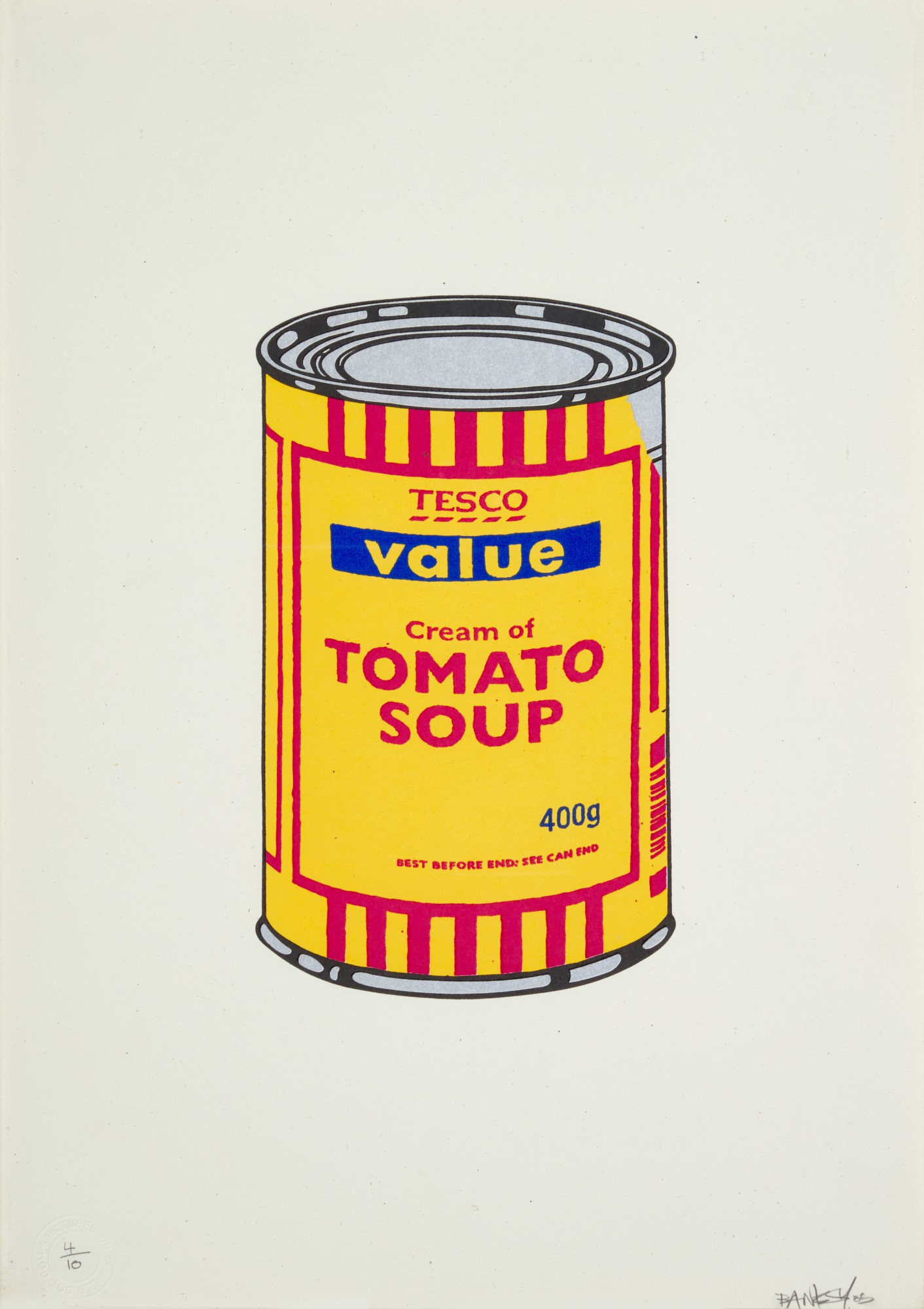 Banksy — Soup Can: Banana / Cherry / Blue