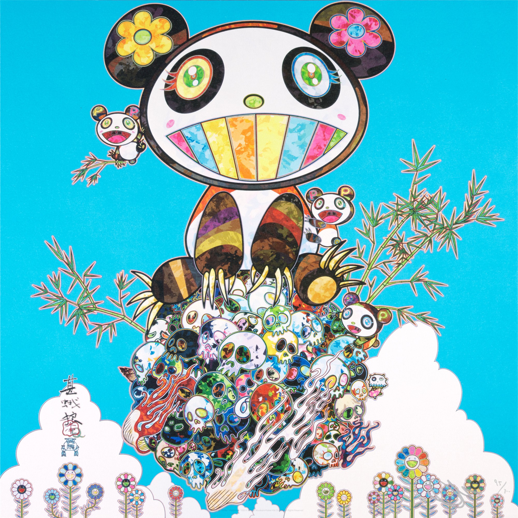 Takashi Murakami — Family Happiness; and Panda Family (Two Works)