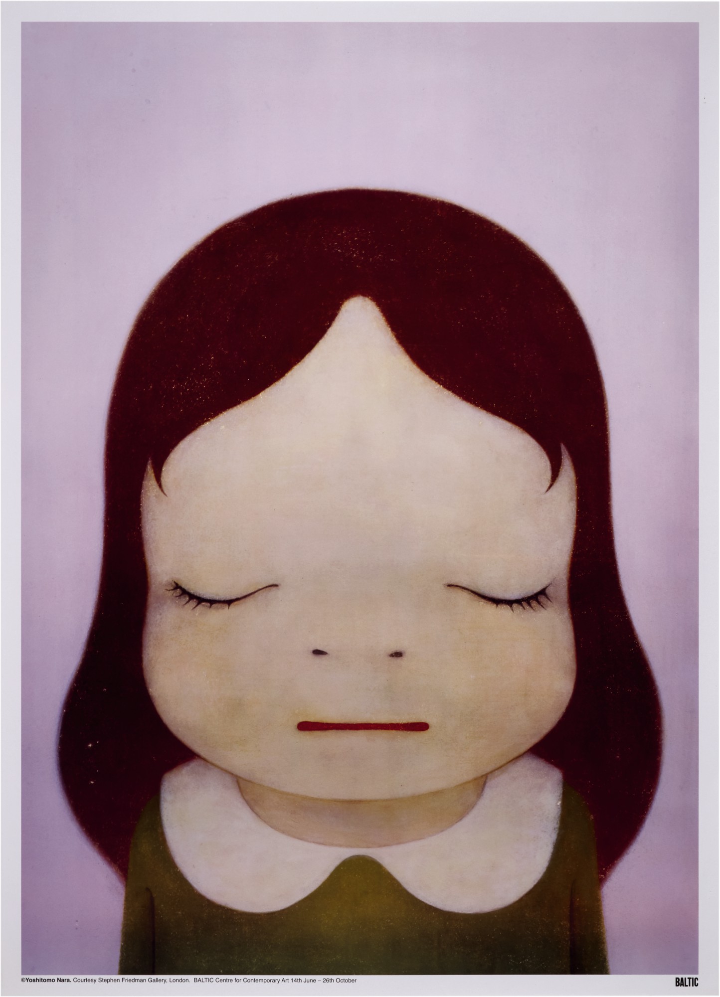 Yoshitomo Nara — Cosmic Girls: Eye Closed