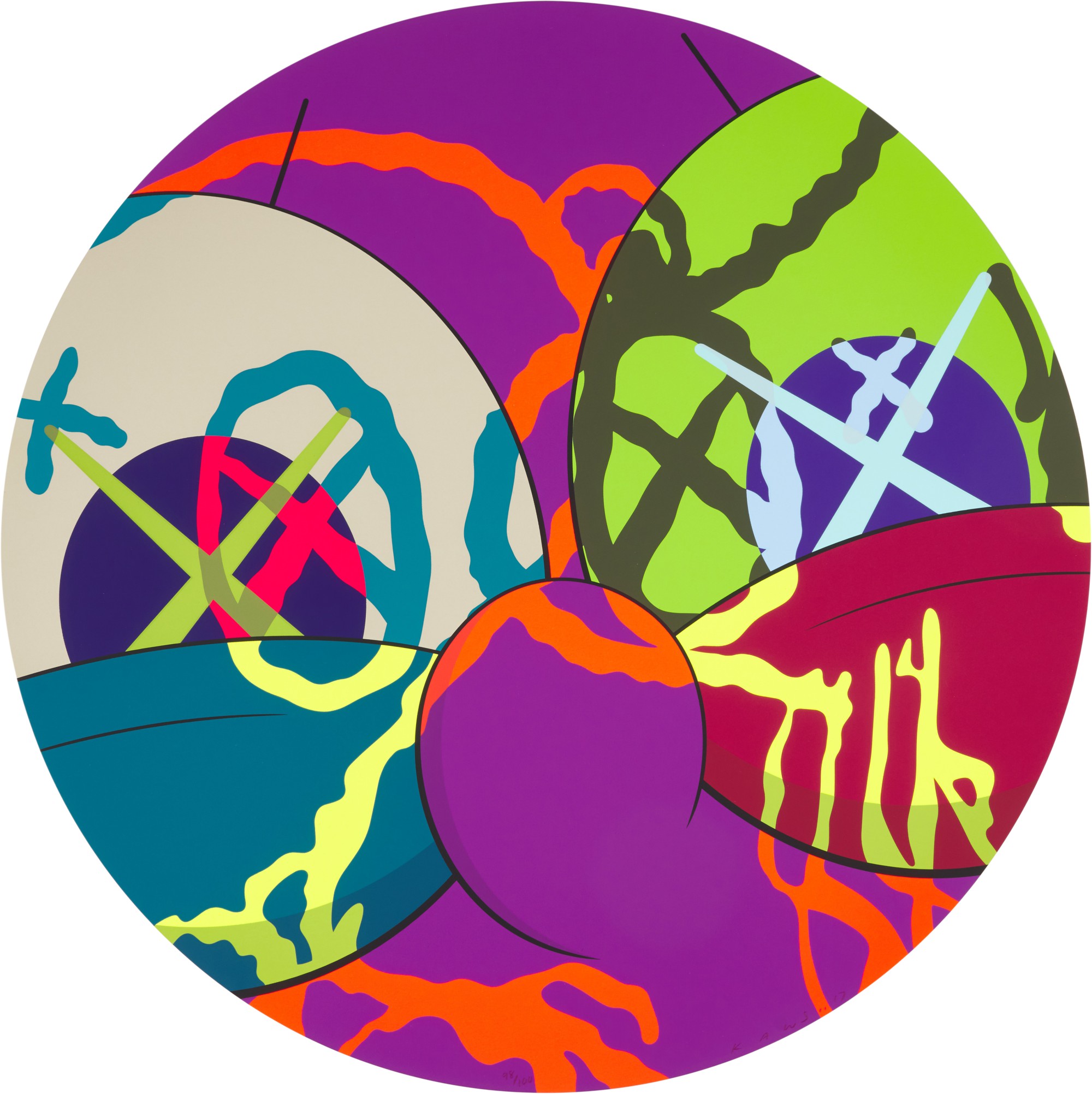 KAWS — Untitled (from 'The News')